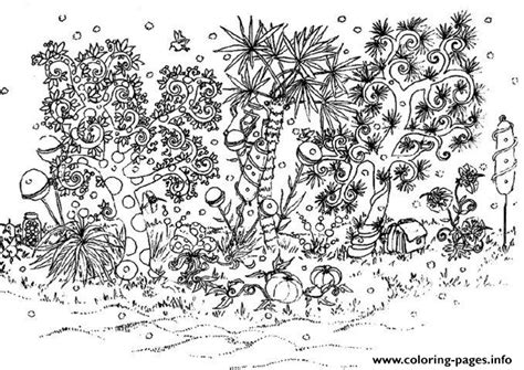 adult garden coloring pages printable
