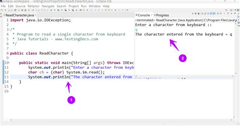 java program  read  character   keyboard testingdocscom