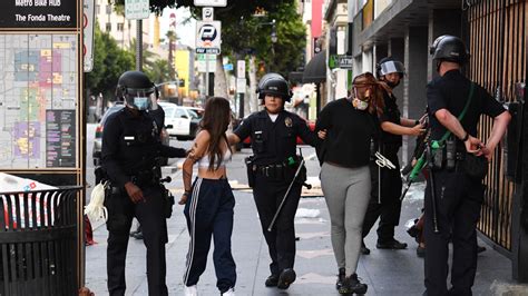 lapds hollywood division breaks daily record  arrests   curfew violations ktla
