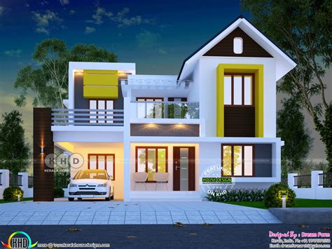 cute  dream kerala home design  sq ft kerala home