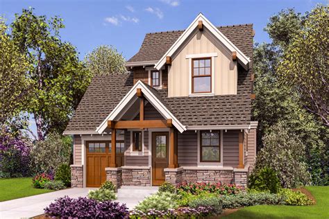 tiny craftsman house plan  architectural designs house plans