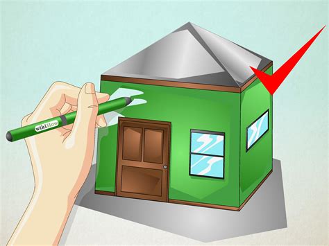 ways  draw  simple house wikihow