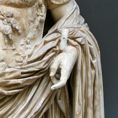 《奥古斯都像》佚名（古罗马） 雕塑作品欣赏（三百零一） 腾讯新闻