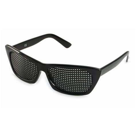 pinhole glasses 415 fsp quadratic pattern black
