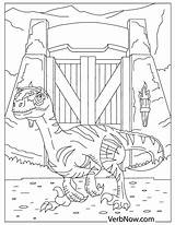 Jurassic Verbnow sketch template