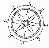 Wheel Steering Nautical Coloring Ship Drawing Pages Pirate Clipart Ships Template Colouring Printables Boat Printable Print Wheels Kids Sketch Party sketch template