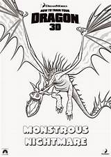 Dragon Coloring Train Pages Nightmare Monstrous Dragons Sheets Changewing Printable Httyd Template Drawing Part Book Visit sketch template