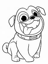 Coloring Dog Puppy Pages Pals Print Color Kids Sheet Cartoon Pug Coloringtop sketch template