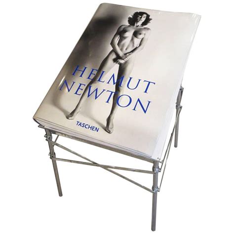Helmut Newton Sumo Book On Philippe Starck Chrome Stand Helmut