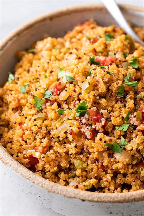 Quinoa Spanish Rice Healthy Grain Free Recipe The Simple Veganista