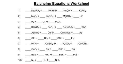 balancing equations answer key chemfiesta balancing equations