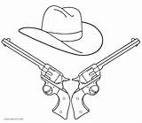 Coloring Cowboy Gun Pages Western Boots Cowgirl Nerf Hat Sketch Printable Drawing Guns Color Rifle Kids Hats Print Getdrawings Cool2bkids sketch template