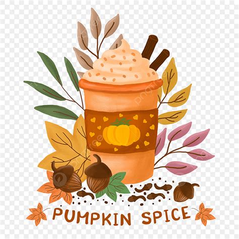 pumpkin spice latte png picture pumpkin spice delicious latte pattern