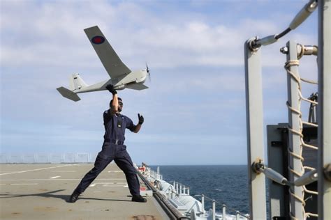 uk royal navys puma drone undergoes  operational testing