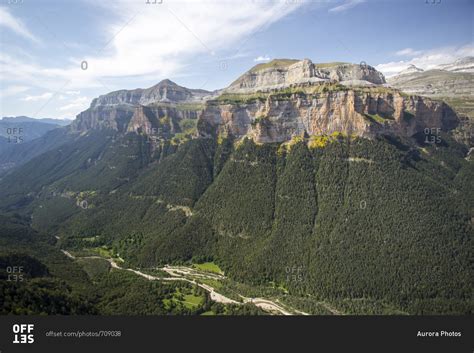 ordesa valley  pyrenees ordesa  monte perdido national park huesca aragon spain stock
