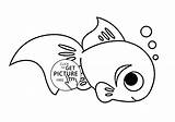 Coloring Fish Pages Cute Animal Drawing Kids Printable Small Little Color Easy Wuppsy Cartoon Clipart Popular Drawings Clipartmag Paintingvalley Print sketch template