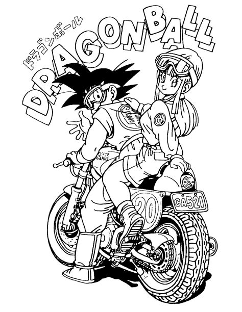 dragon ball  coloring page  coloring home