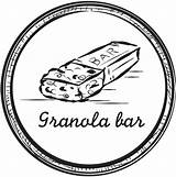 Granola Bar Illustrations Vector Clip sketch template