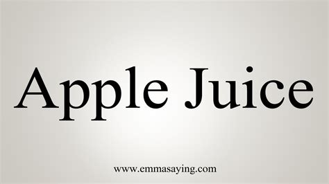 apple juice youtube
