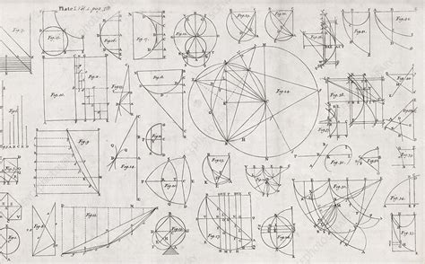 mathematical diagrams  century stock image  science photo library
