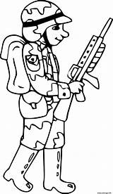Soldat Fusil Precision Militaire Gratuit sketch template
