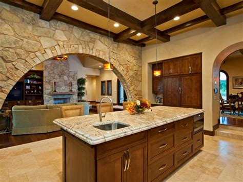 28+ Stone Walled Kitchen Designs, Decorating Ideas