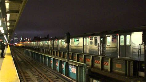 42nd Street Times Square Bound Local Train Of R62as On