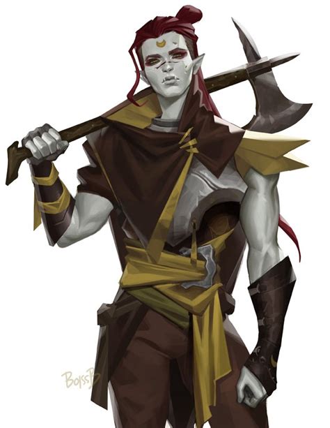 pin by gabriel scot on androgynous character art dungeons and dragons