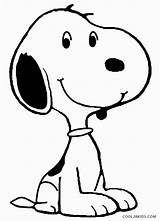 Snoopy Coloring Pages Printable Kids Cool2bkids sketch template