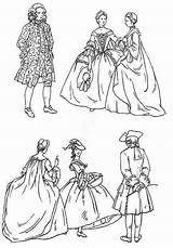 Clothing Historical Costume Fashion Century 18th 1770 1735 Sleeping Ballet Beauty Americanrevolution Sketches Era sketch template