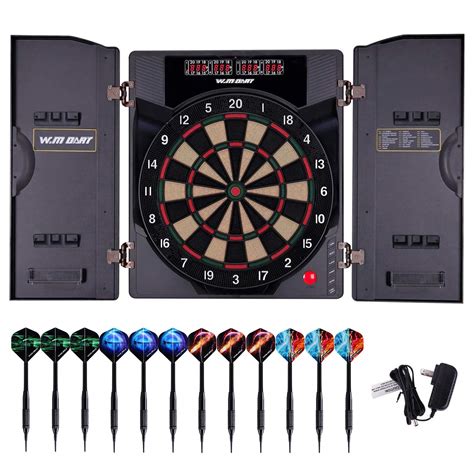 buy electronic dart board led electric digital dart boards  adults  cabinet   soft