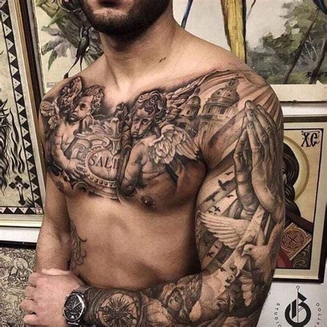 Pin By Shish On Тату Chest Tattoo Men Best Sleeve Tattoos Sleeve