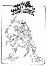 Dino Rangers Power Thunder Coloring Pages Getdrawings sketch template