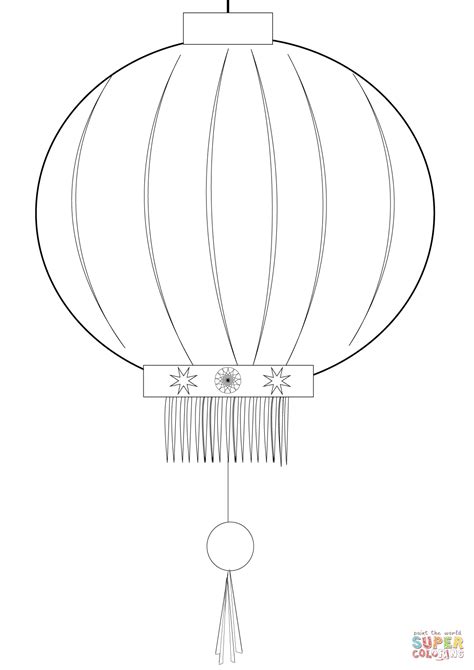 chinese lantern coloring page  printable coloring pages