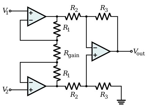 op amp    instrumentation amplifiers output voltage completely wrong electrical