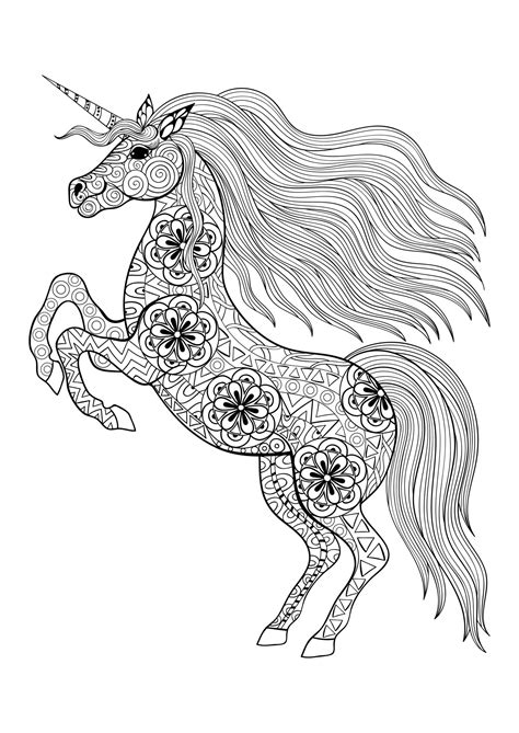 piece preferee coloriage licorne  imprimer collection artofit