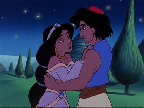Image Aladdin And Jasmine Kiss Attempt  Disney Wiki