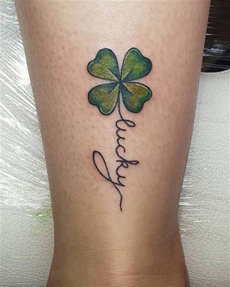 lucky  leaf clover tattoos  testimony  love  page