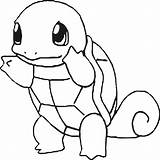 Coloring Pokemon Squirtle Pages Kids Colouring Printable sketch template