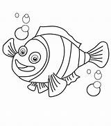 Nemo Clown Educative Pintar Stingray Bestappsforkids sketch template