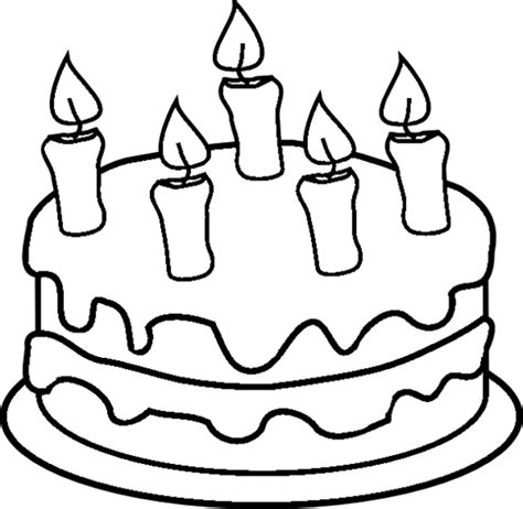 printable cake coloring pages  kids gzkd