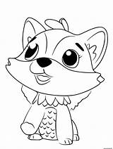 Hatchimals Polar Fuchs Malvorlage Kleurplaten Ausmalbild Stemmen Stimmen sketch template
