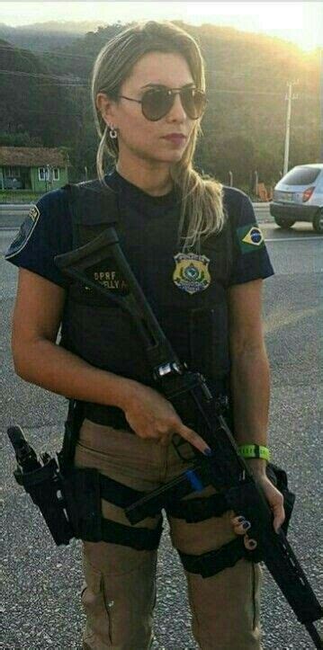 Brazilian Police Military Girl Female Cop Military Women