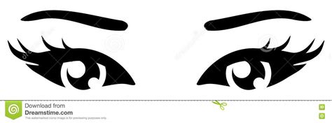 woman eyes vector stock vector illustration of beauty 78923485