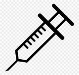 Clip Syringe Shot Clipart Medicine sketch template