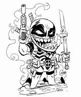 Venom Venompool Deadpool Derek Laufman Kickstarter Wip Sketched Clipstudiopaint Huion Dereklaufman sketch template