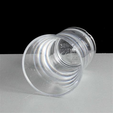 clear 25ml reusable plastic shot glasses ce