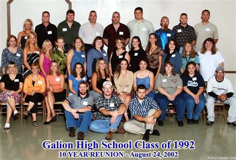 Galion Alumni Association Galion Ohio Class Of 1992