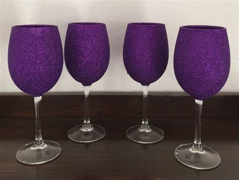 Purple Wine Glasses