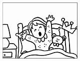 Wake Clipart Waking Girl Morning Colorear Early Dibujo Dibujar Para Clip Personal Cliparts sketch template